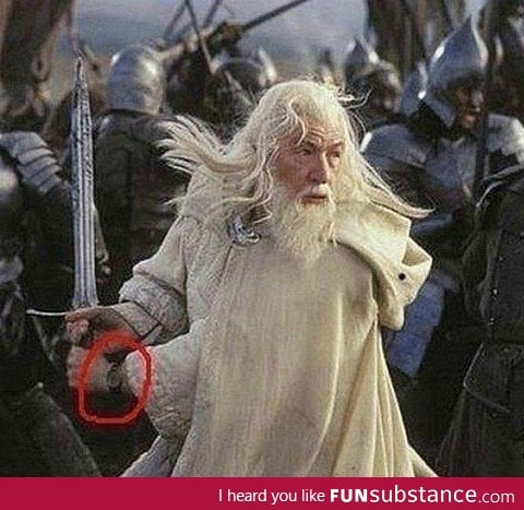 The Lord of the Rings: "A wizard is never late"