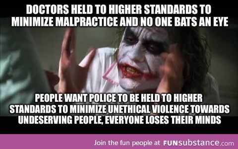 Doctors vs. Police accountability