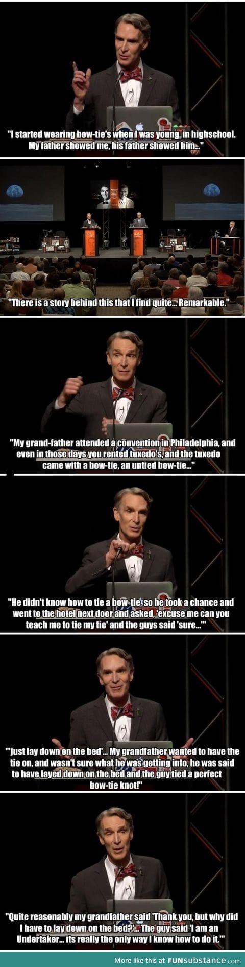 Bill Nye on the story behind his bow tie