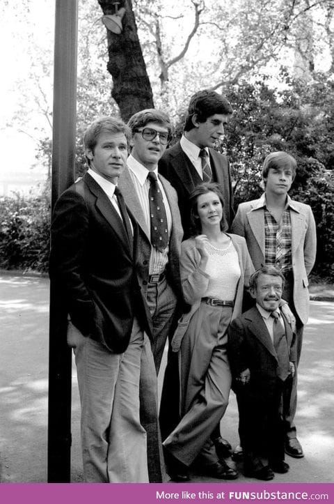 The original cast of Star Wars