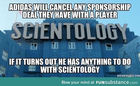 Adidas vs scientology