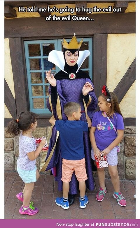 The Evil Queen isn't having any of your shit today.