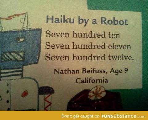 Haiku by a Robot