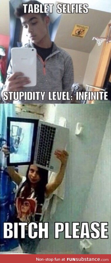 Stupid selfies: a whole new level