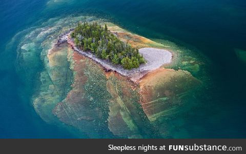 Not your everyday beach island