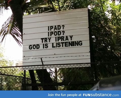 iPad? iPod? Try iPray