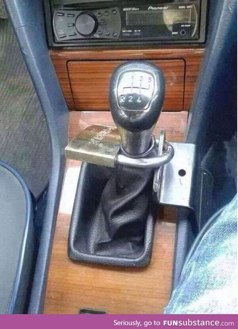 This is the best car anti-theft system I've ever seen