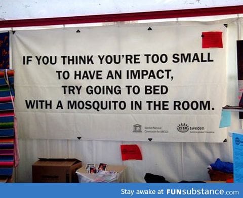 Too small to have an impact