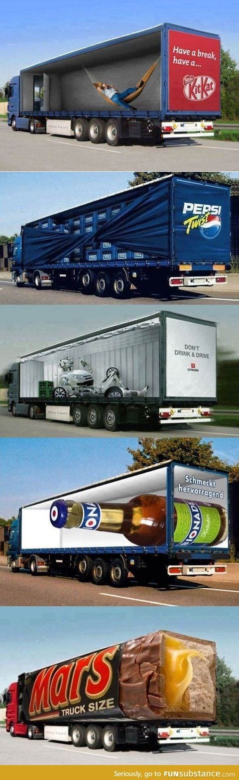 Epic truck ads