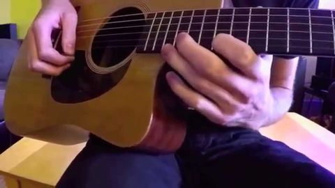 Viva la Vida arranged entirely with one guitar and a loop pedal
