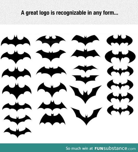 A great logo is recognizable in any form