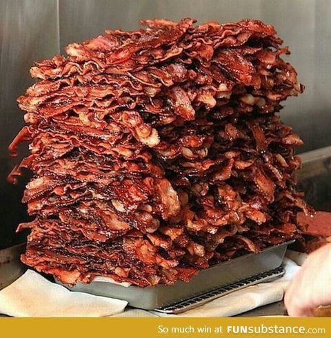 Let's take a moment to admire this pile of bacon