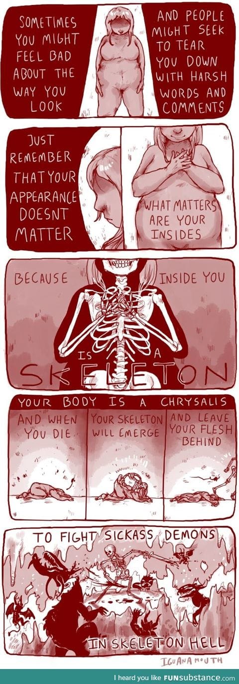 Remember this if people call you fat or skinny