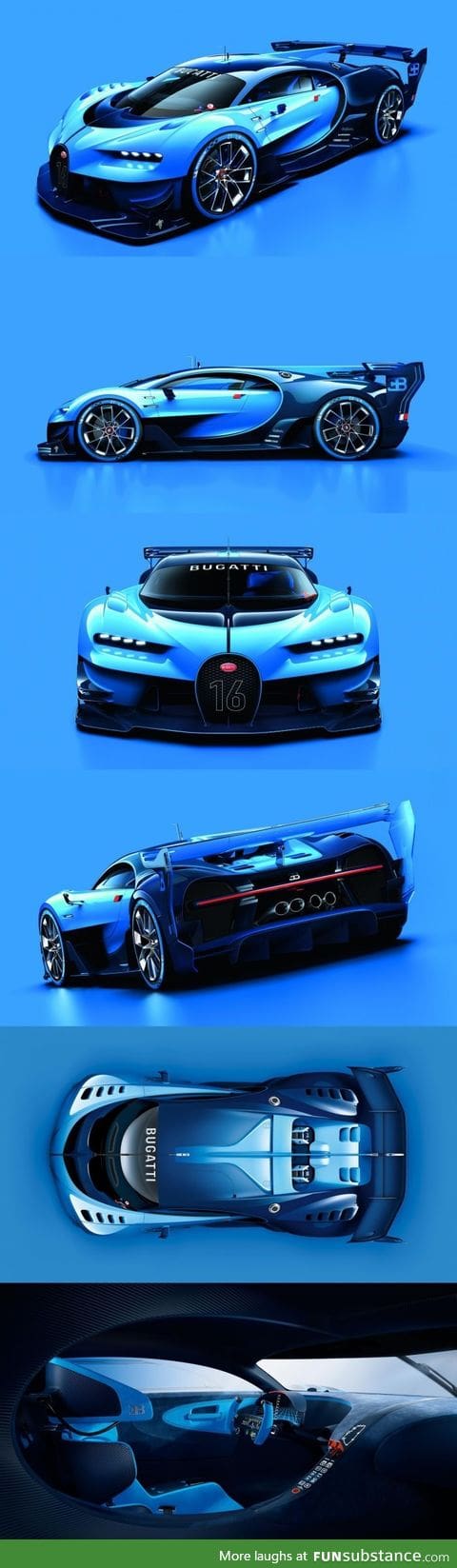 The new concept car: Bugatti Vision Gran Turismo *heavy breathing*