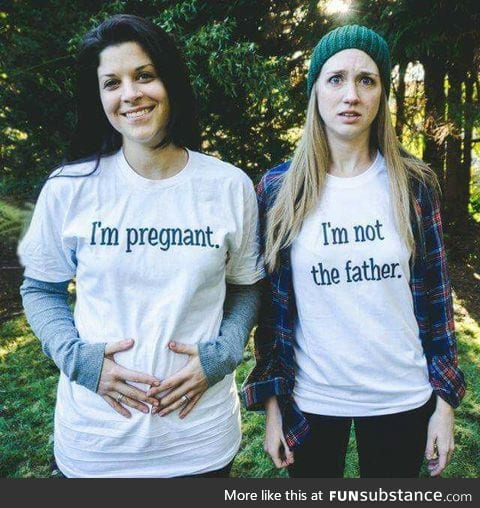 Lesbian couple pregnancy announcement