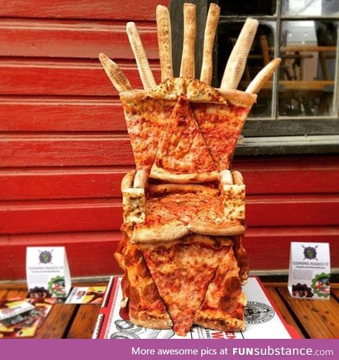 the pizza Throne.