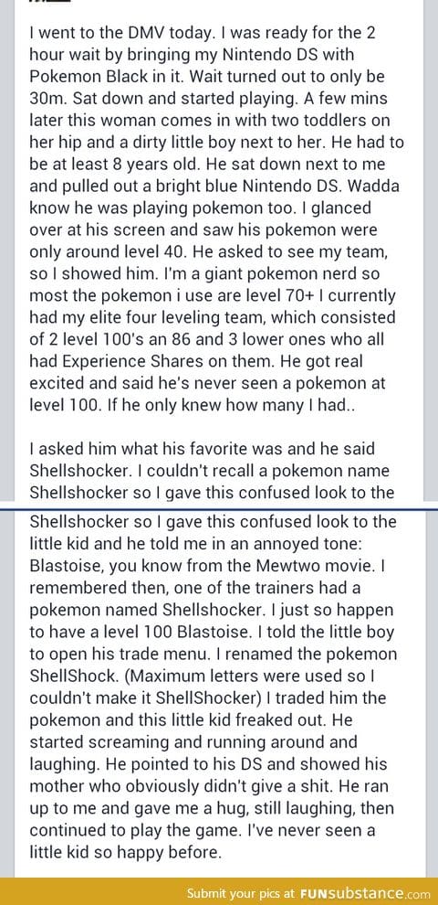 Good guy pokemon player