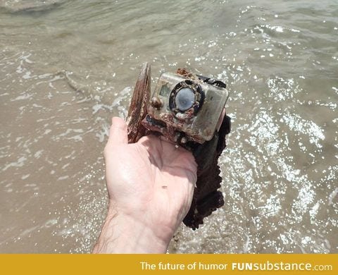 GoPro found underwater submerged for over 6 years - and still working!