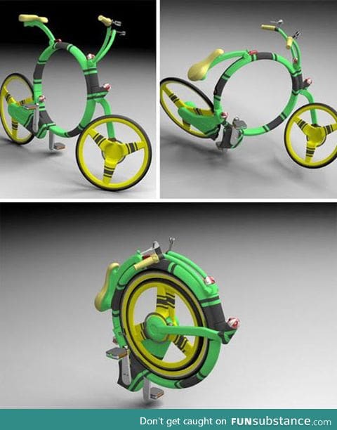 Genius folding bicycle