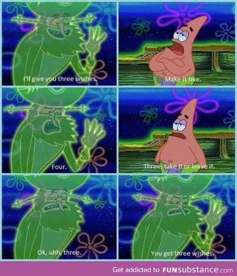 Negotiation level: Patrick