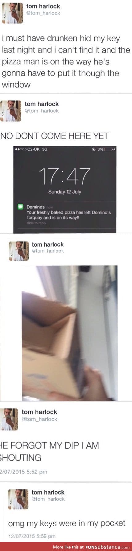 Pizza jokes can't be topped