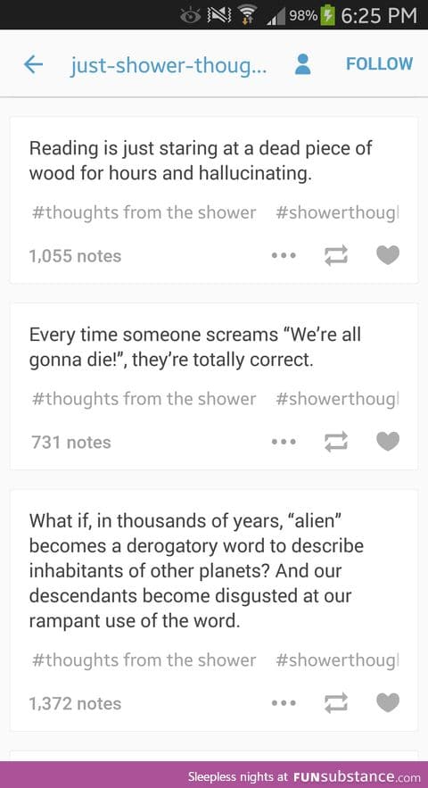 just shower thoughts