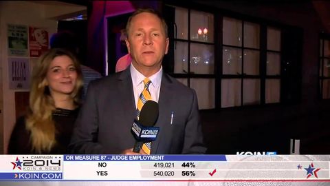 Reporter gets licked on live tv