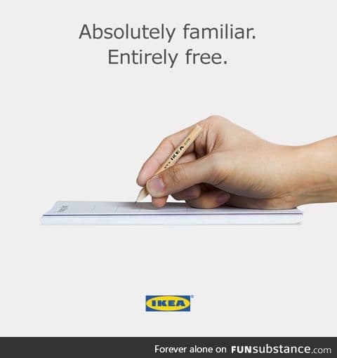 I have a feeling that marketing people at IKEA really love to laugh at Apple