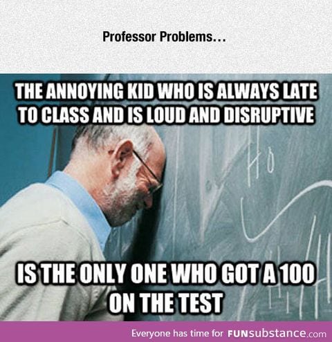 Being a professor is not easy