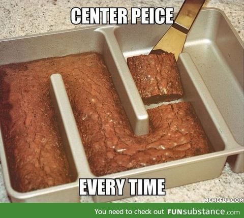 Endless edge brownie pan
