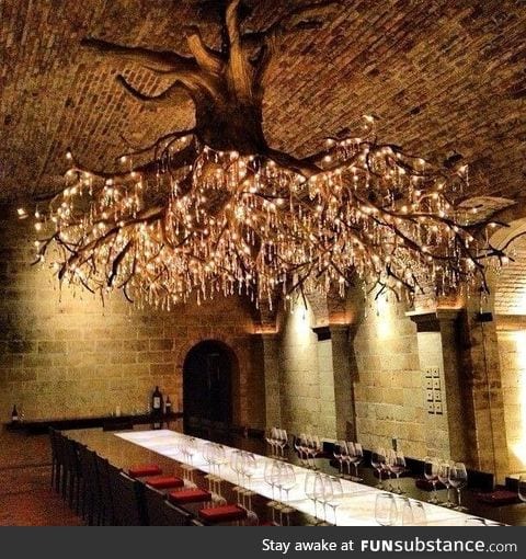 Tree chandelier