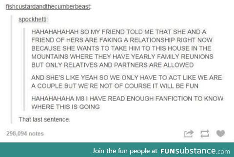 I have read enough fanfiction...