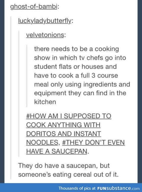 Gordon Ramsay: "This kitchen is so under-equipped, Bear Grylls wouldn't last one day!"