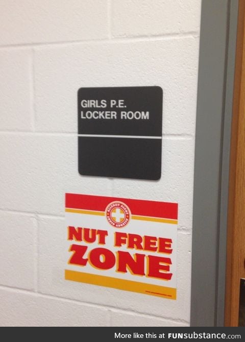 Nut free zone