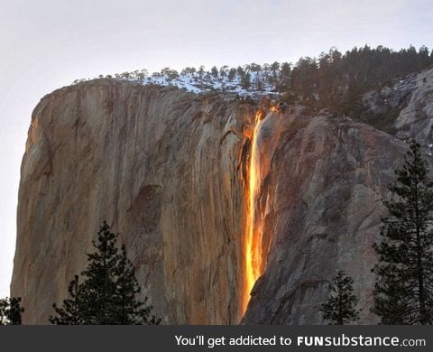 The Horsetail Firefall of Yosemite