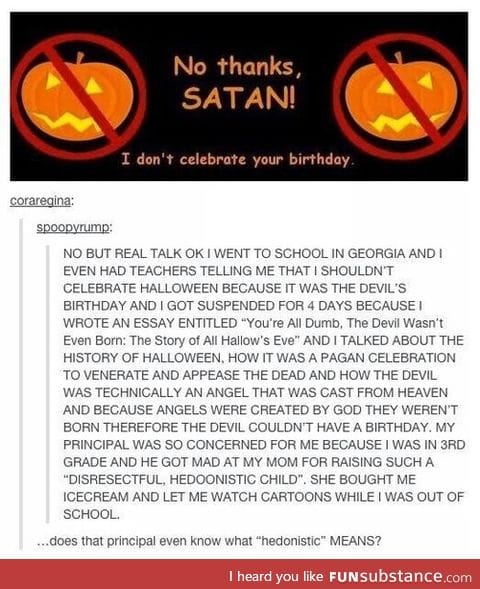Halloween and Stupid Teachers