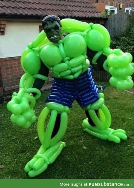 The inflatable hulk