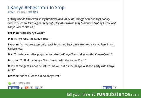 Kanye West is just a joke now