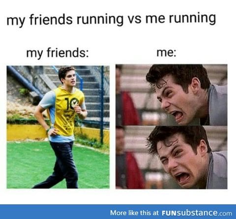 I can't run
