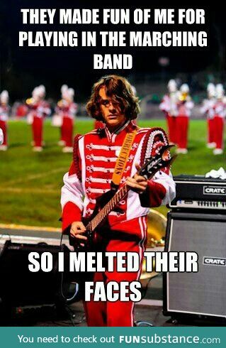 Marching band is my life now. At least for one more month.