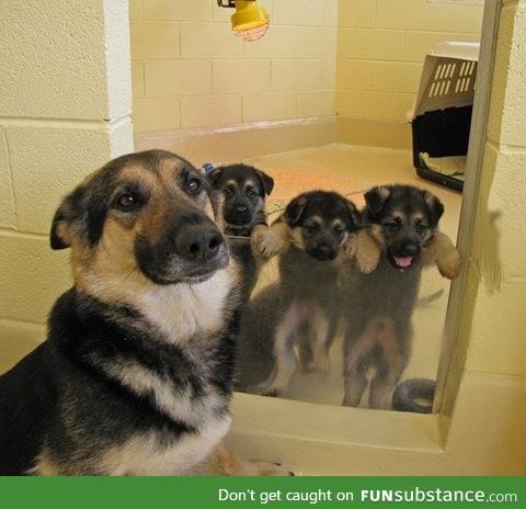 A proud mother