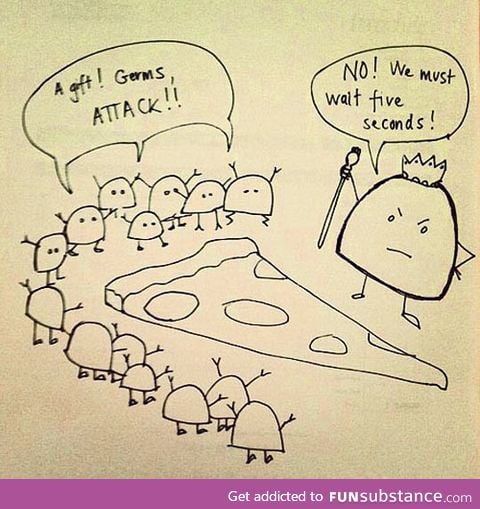 The five second rule always applies
