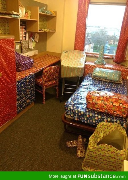 Christmas Dorm Prank