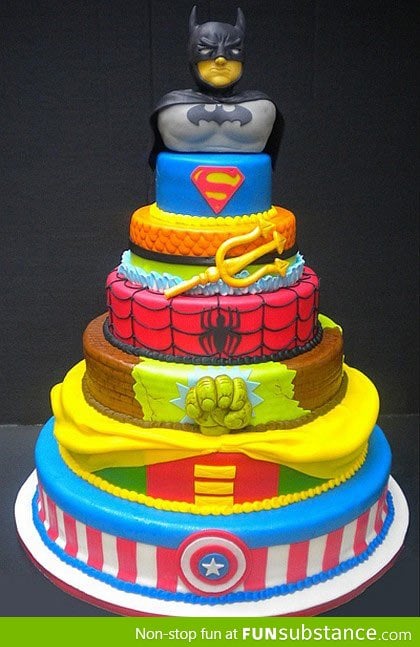 Super hero cake