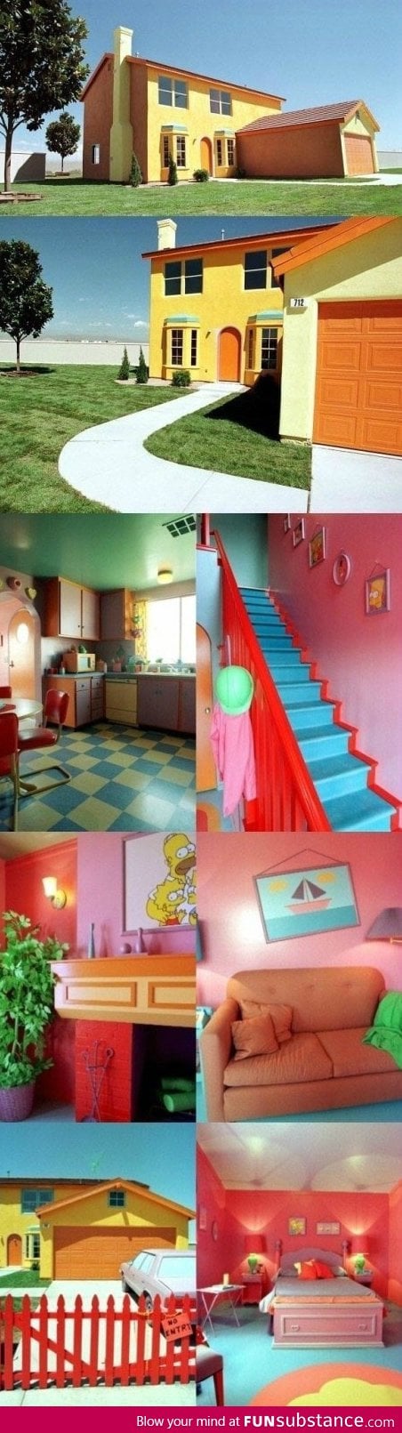 Simpsons house in real life