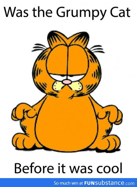 Garfield: The original grumpy cat