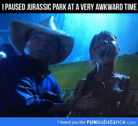 Paused Jurassic Park