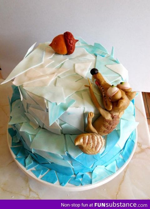 Ice Age's Scrat Cake