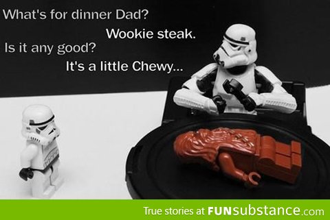 A chewy dinner