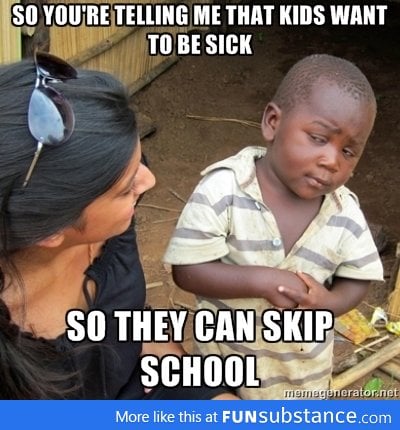 Skeptical Third World Kid